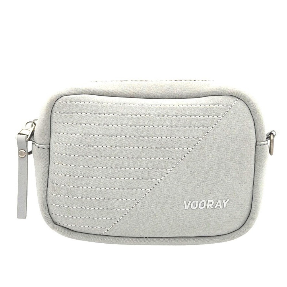 Vooray Gray Neoprene Crossbody Bag Small‎ Minimalist Athleisure Sling